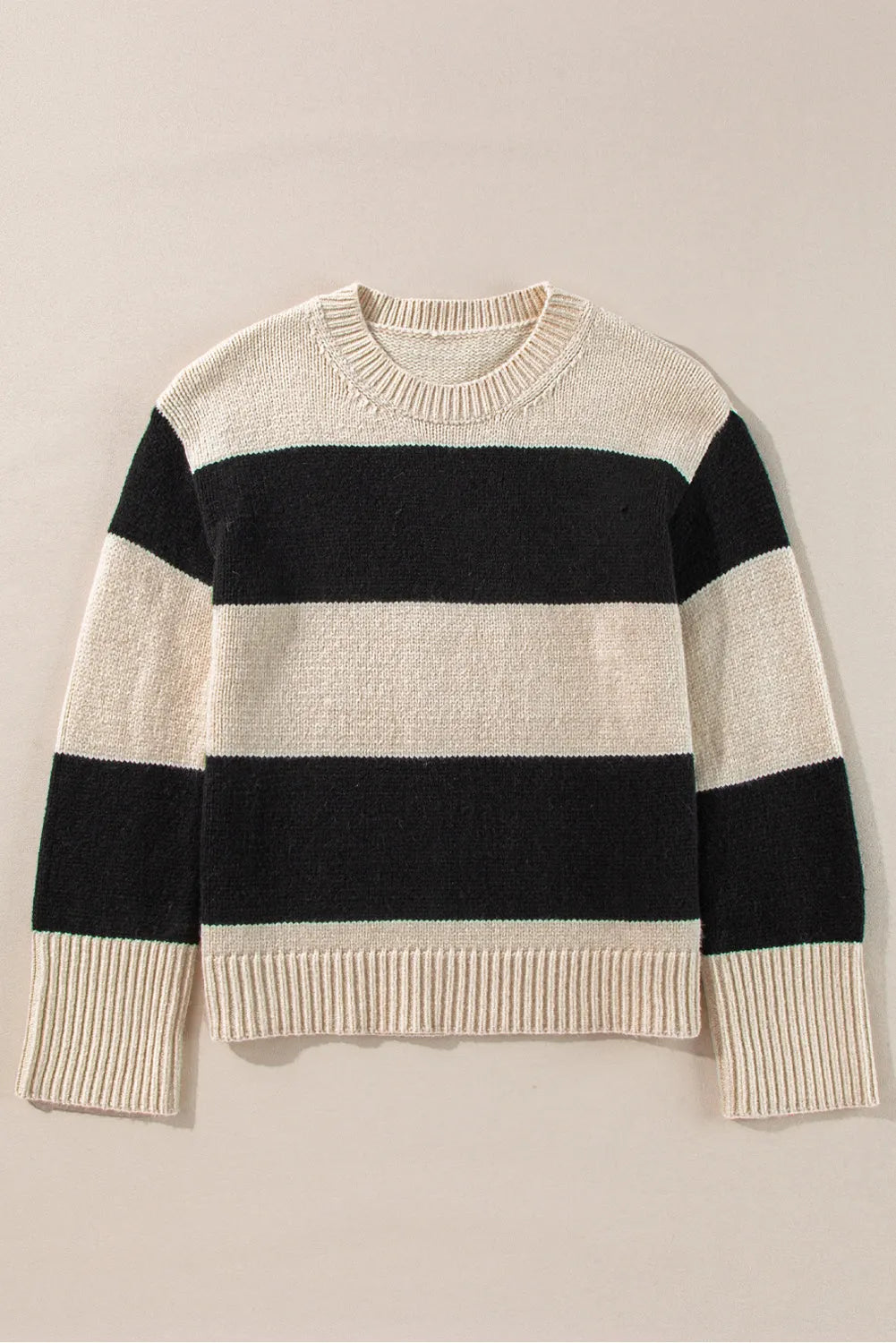 Jet Stream Colorblock Loose Pullover Sweater - Chic Meadow Boutique 