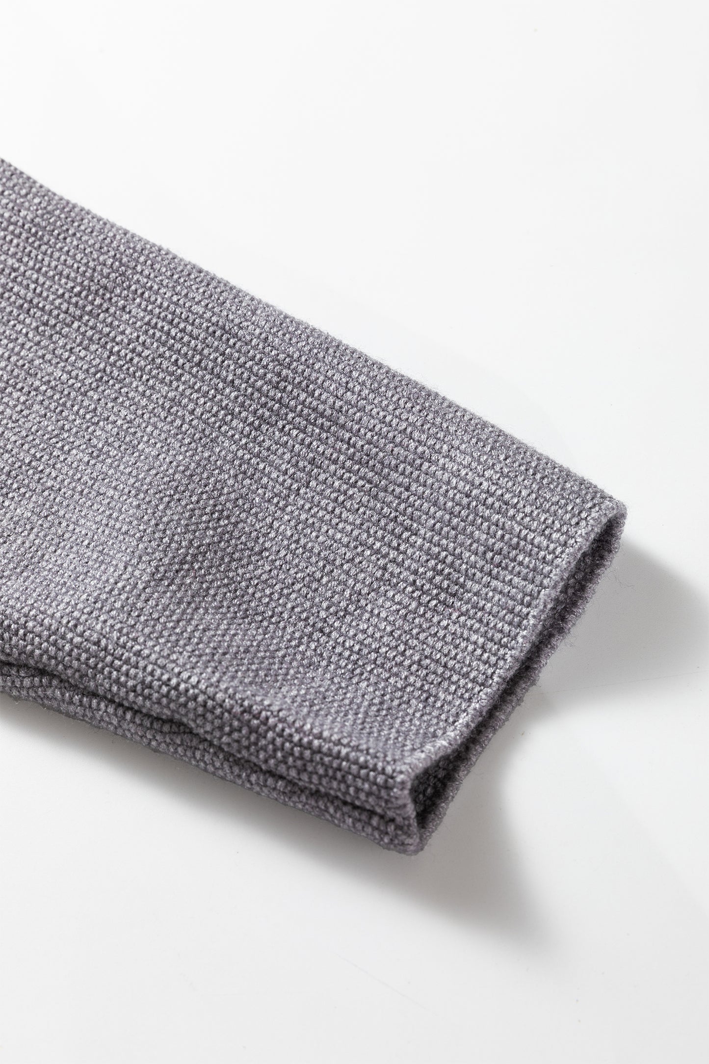 High Cable Knit Cardigan Sweater