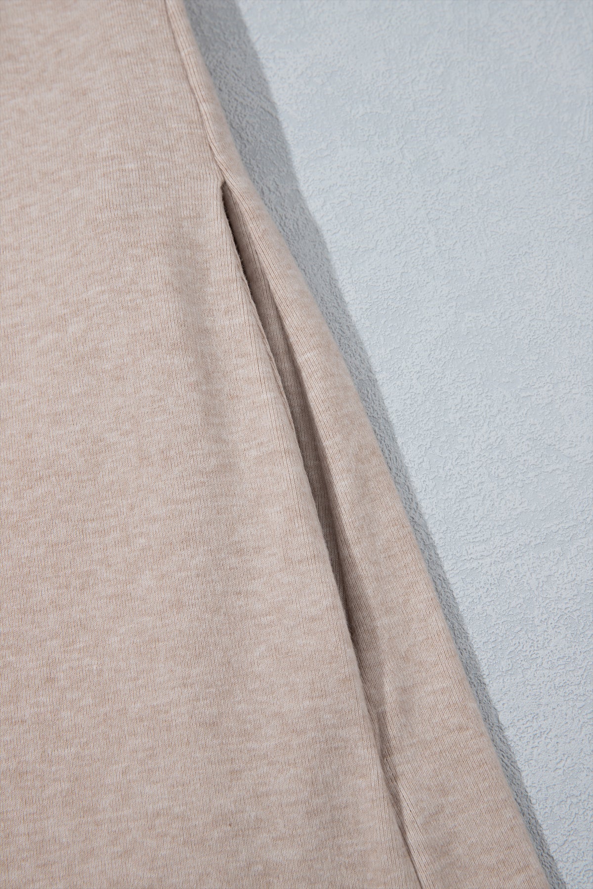 Parchment Solid Color Long Sleeve Casual Tunic Shift Cardigan