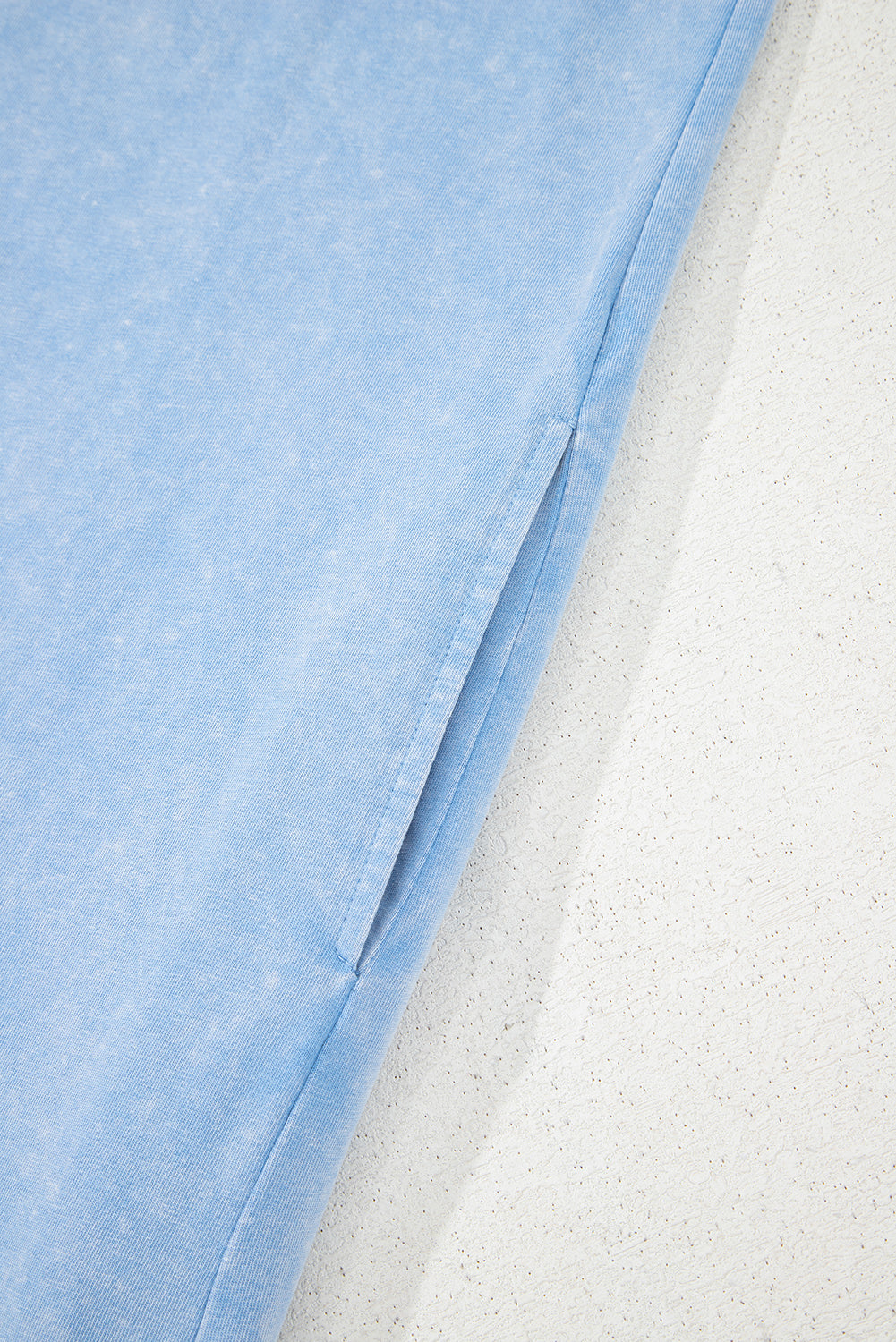 Beau Blue Mineral Wash Tank Mini Dress with Pockets