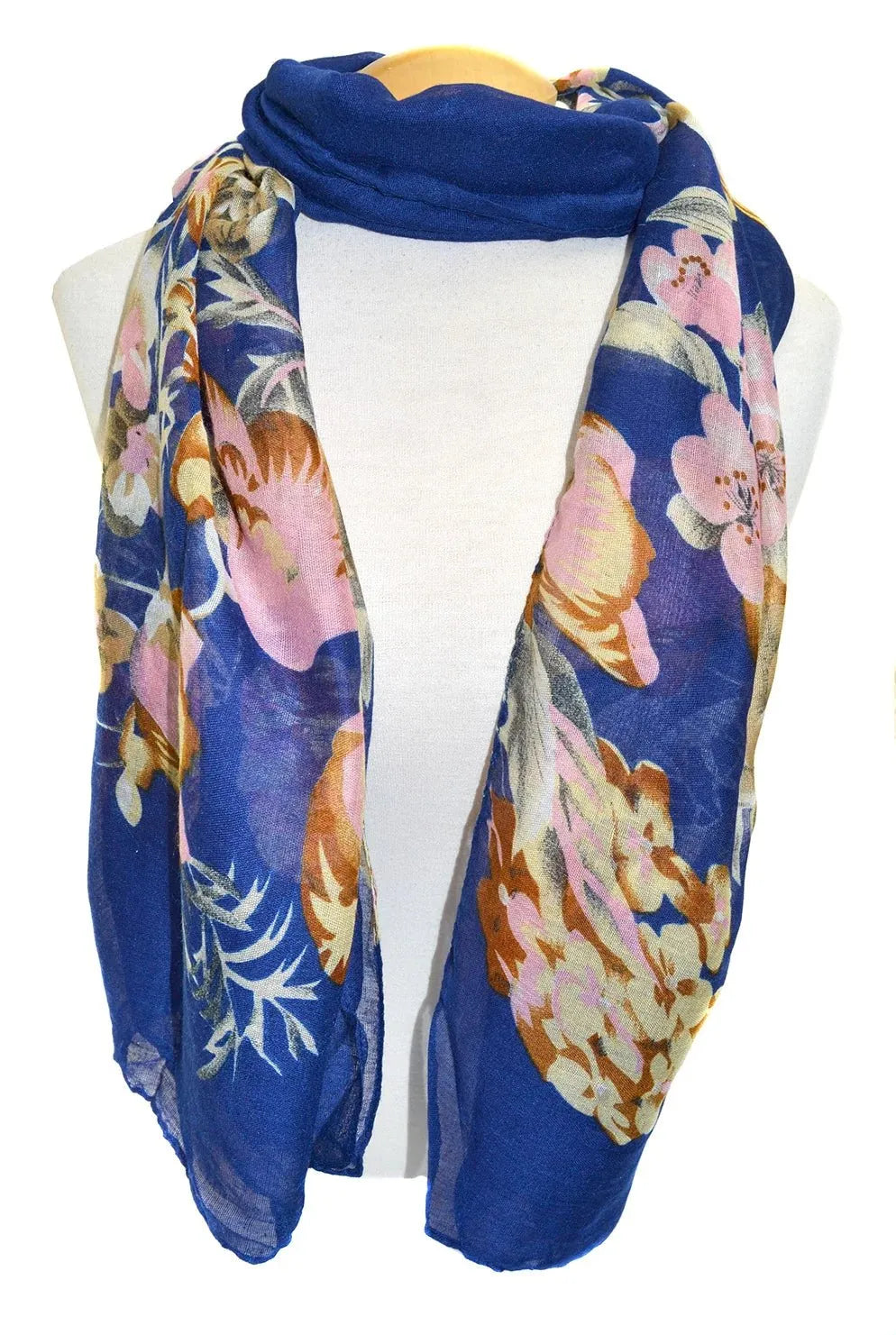 "Blossom Embrace" Floral Wrap Scarf - Chic Meadow Boutique