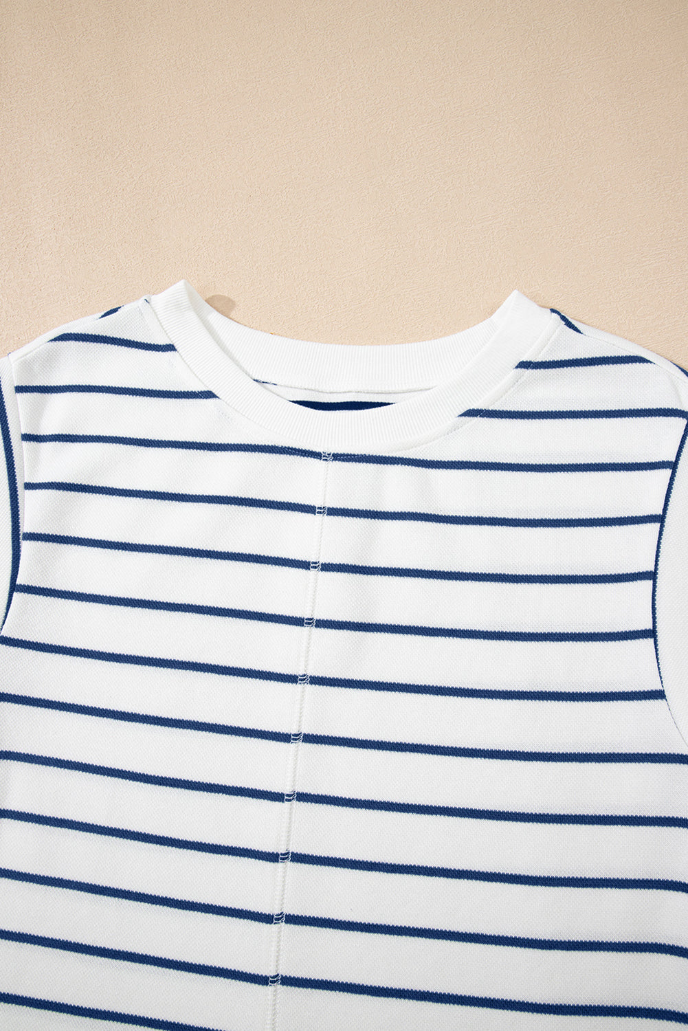 Sail Blue Casual Wide Leg 2pcs Pants Set