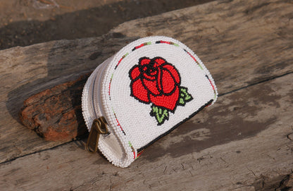 Beaded Coin Purse, Change Purse For Women designer key pouch