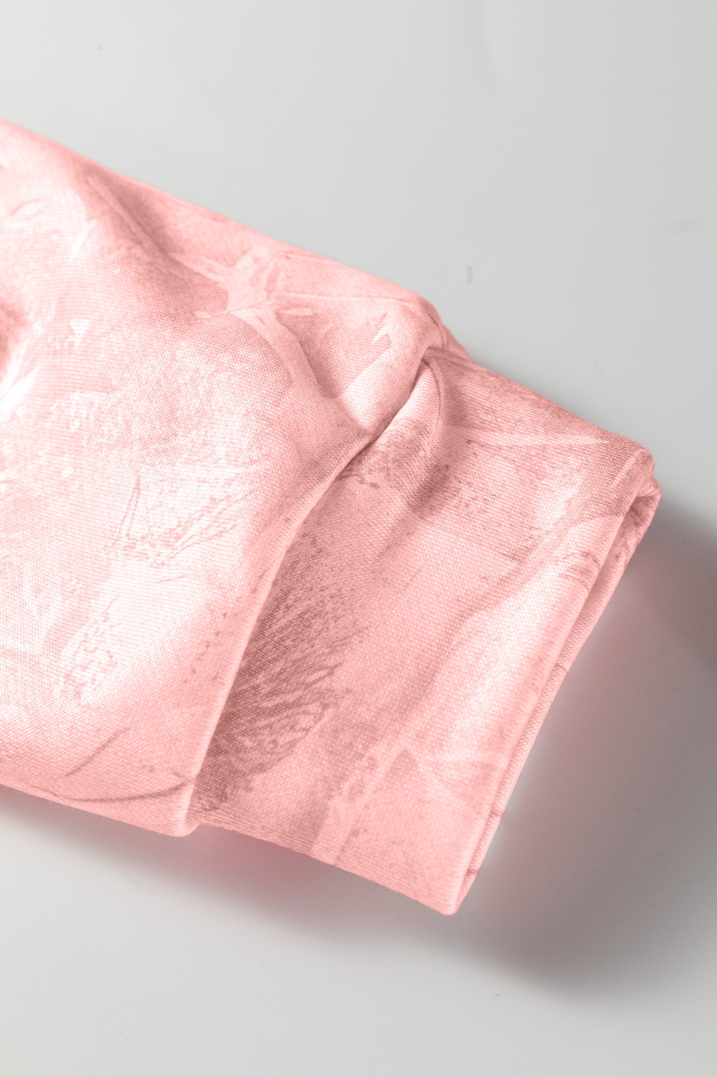 Light Pink Camouflage Woodland Print Oversized Sporty Hoodie