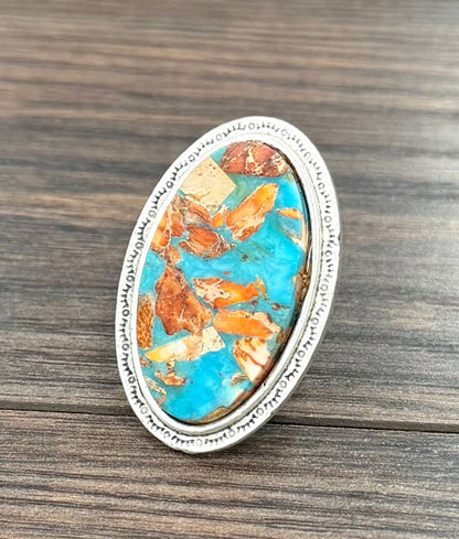 750575, Gemstone Adjustable Ring