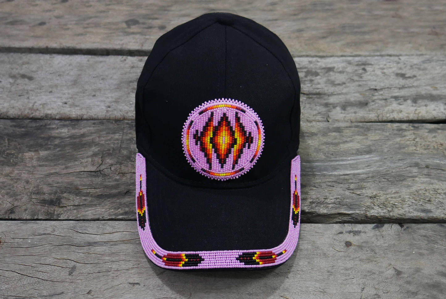 Native American Beaded cap Beaded Baseball cap Beaded Hat