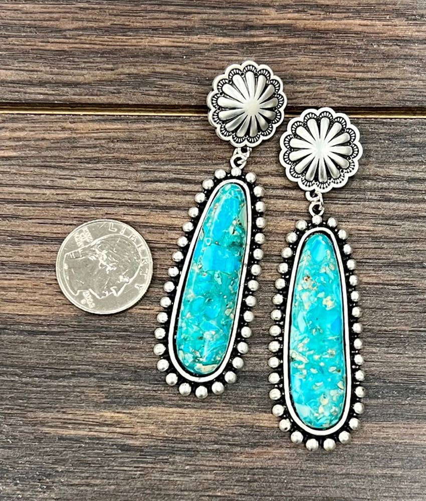724778, Gemstone Post Earrings