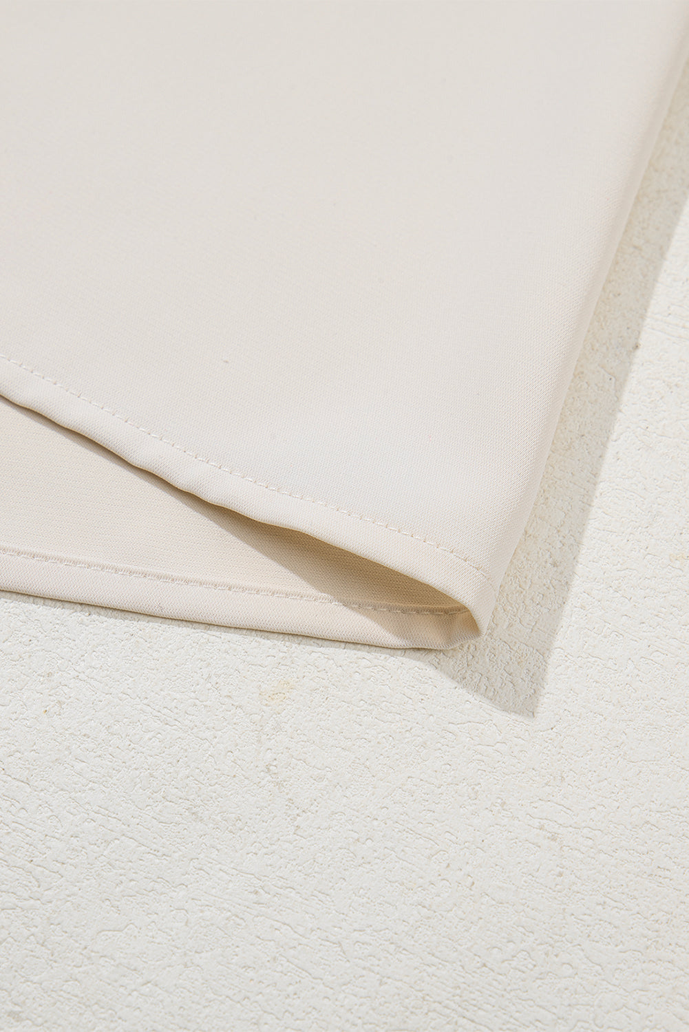 Oatmeal Contrast Geometric Print Patchwork V Neck Short Sleeve Plus Size Top