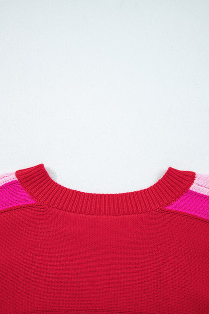 Fiery Red Christmas Holly Festive Holiday Sweater