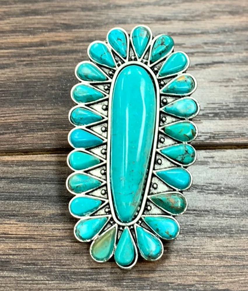 Turquoise Adjustable Ring