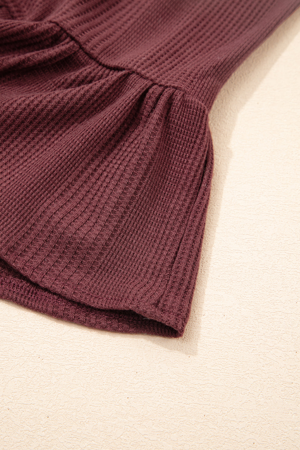 Red Dahlia Solid Color Ribbed Ruffle Tank Top and Pants Set