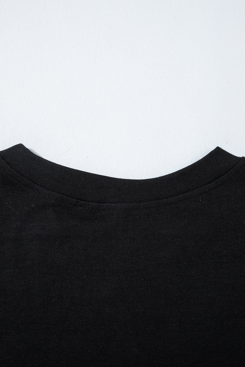 Black MAMA Letter Graphic Neon T Shirt