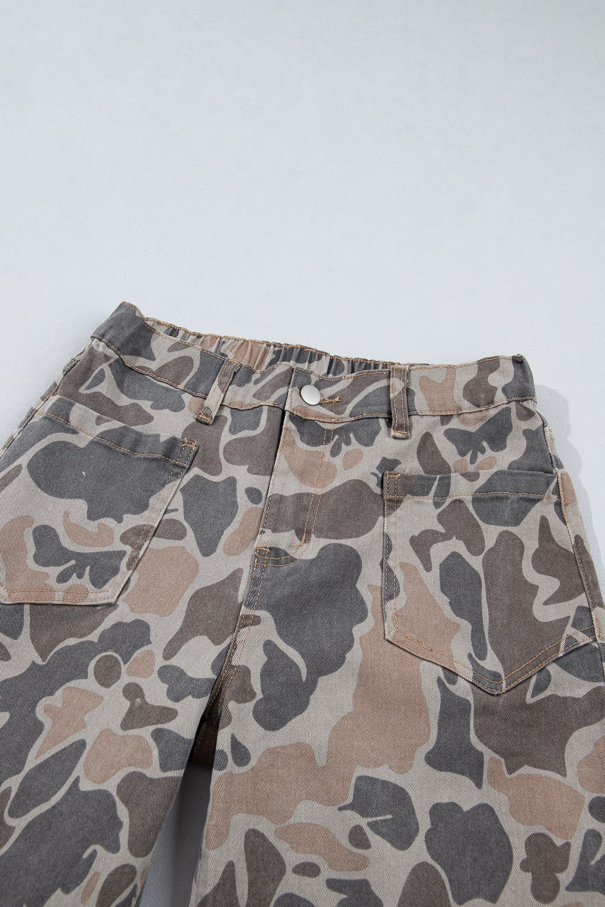 Multicolour Camouflage Shift Ankle Length Jeans