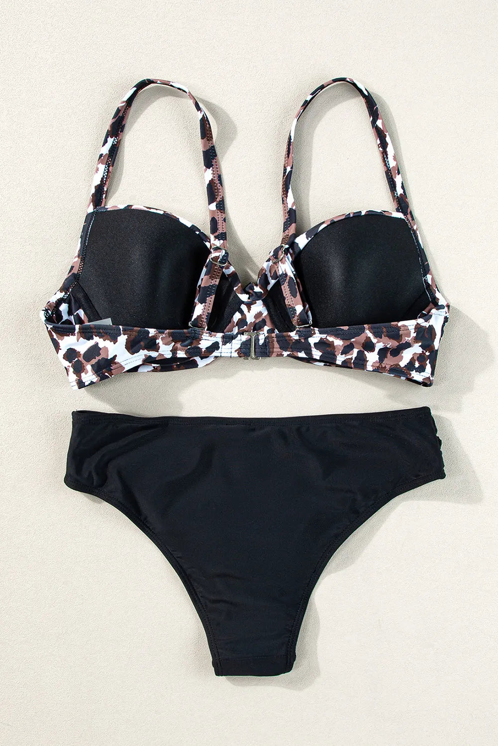 Twisted Bust Leopard Bikini Set - Chic Meadow Boutique 