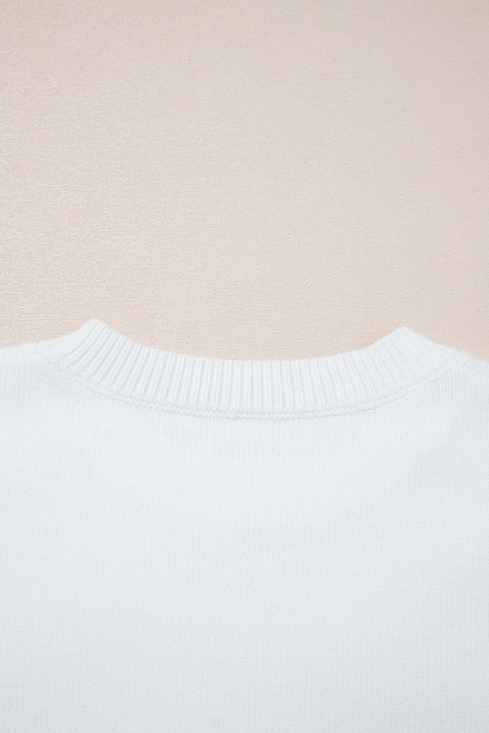 White Tinsel Western Boots Horseshoe Star Knit Crew Neck Sweater