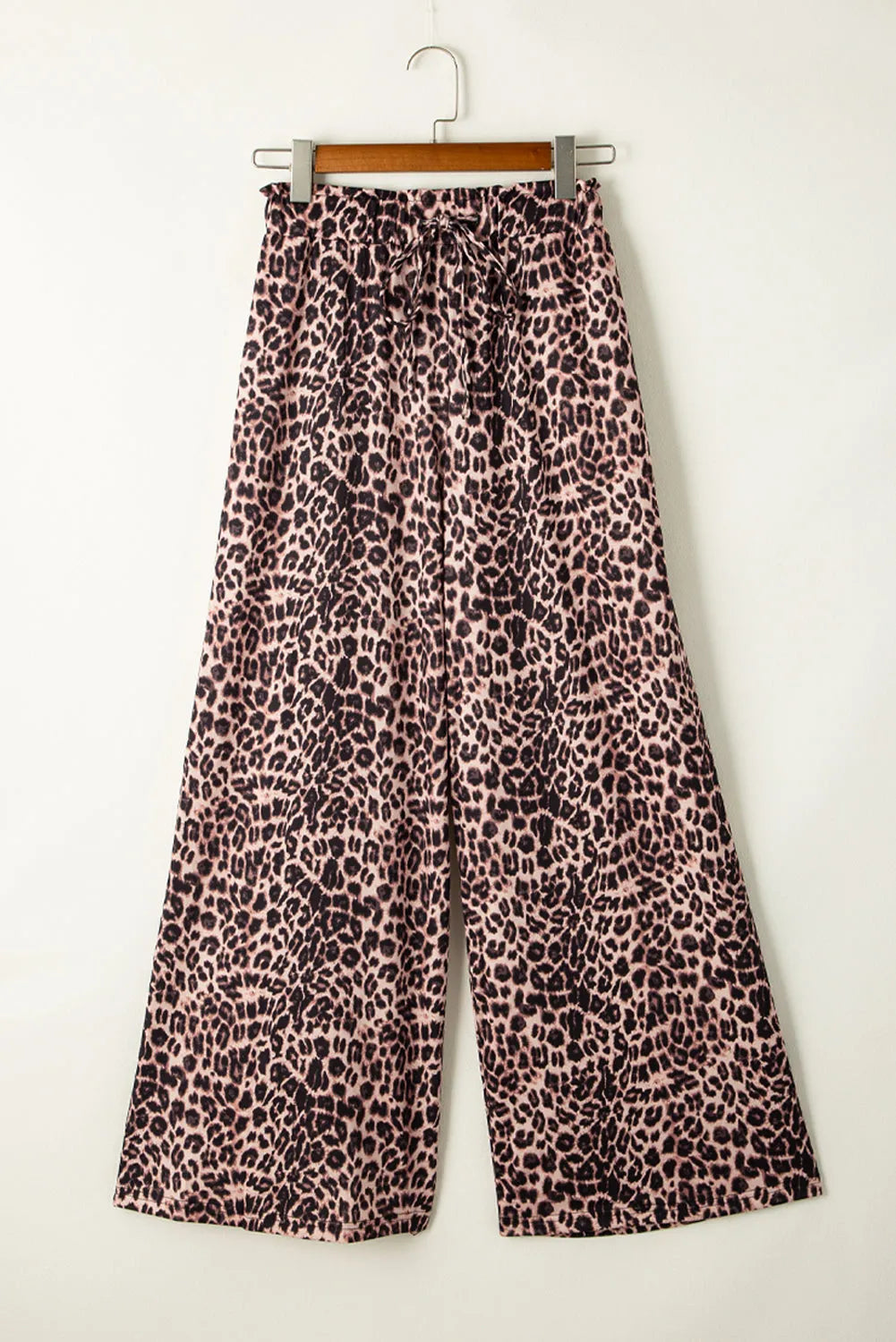 Desert Palm Boho Leopard Wide Leg Pants - Chic Meadow Boutique 