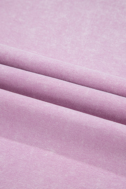 Phalaenopsis Mineral Wash Tank Mini Dress with Pockets