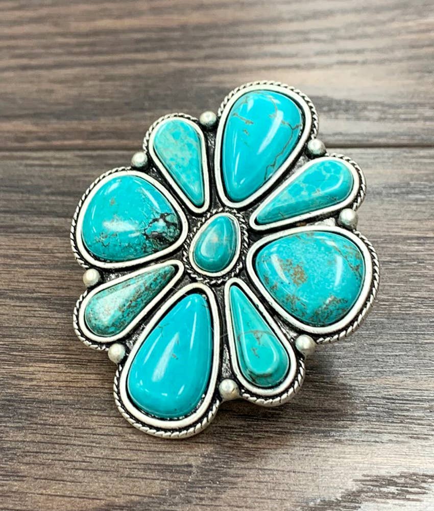 Turquoise Adjustable Ring