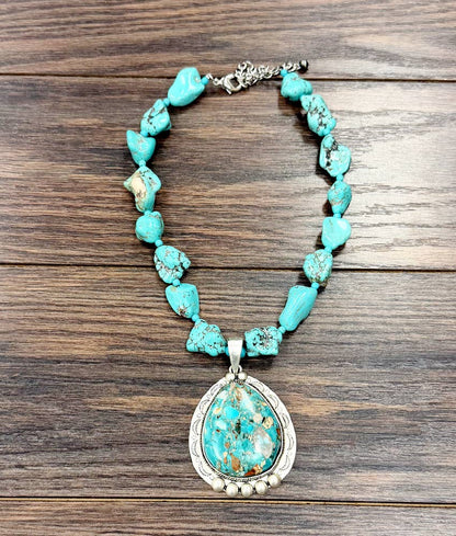 739767, Turquoise/Gemstone Necklace