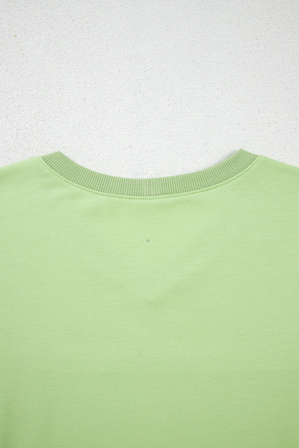 Meadow Mist Green Solid Loose V Neck Half Sleeve Tee and Shorts