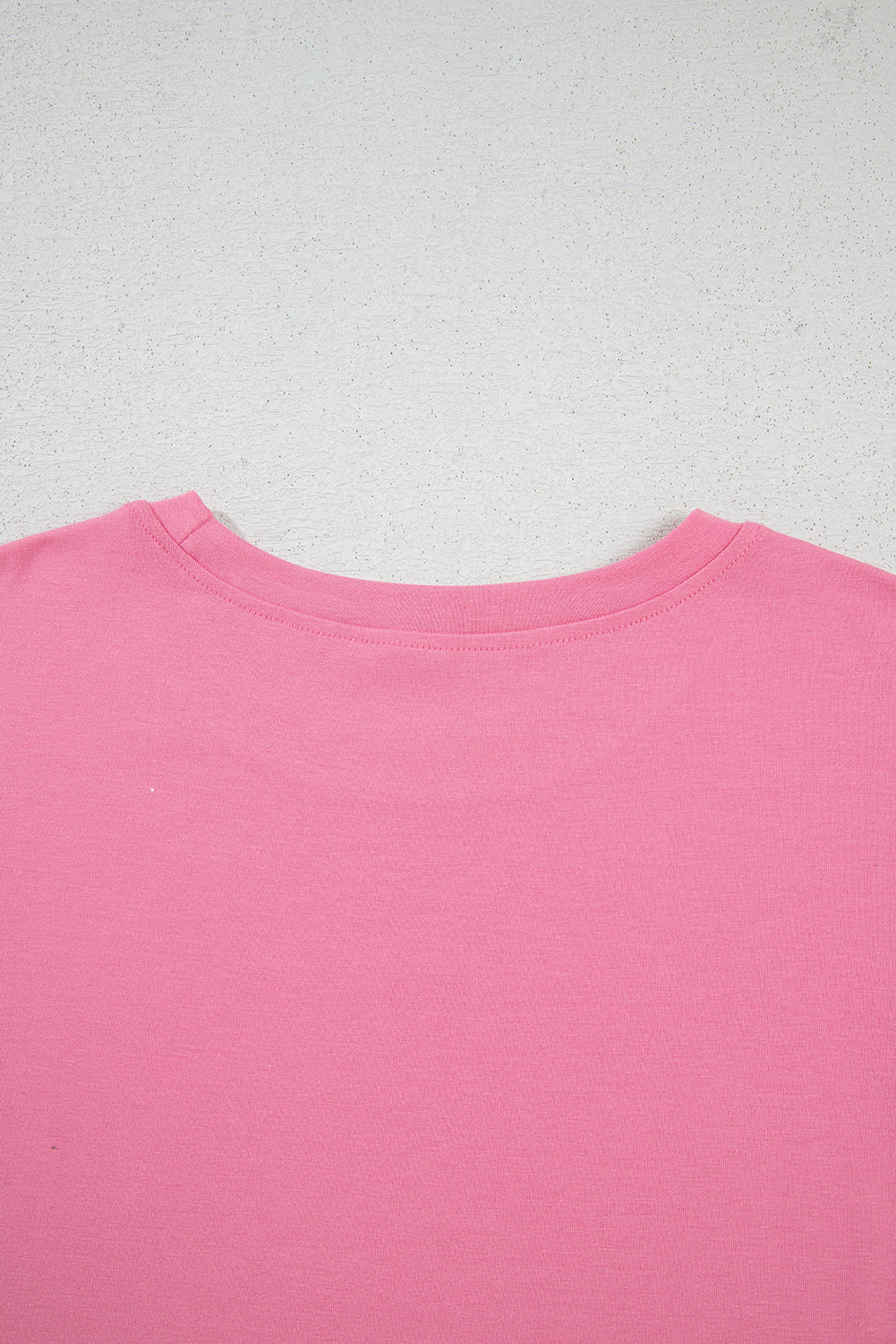 Bonbon Braided Cap Sleeve Crew Neck T Shirt