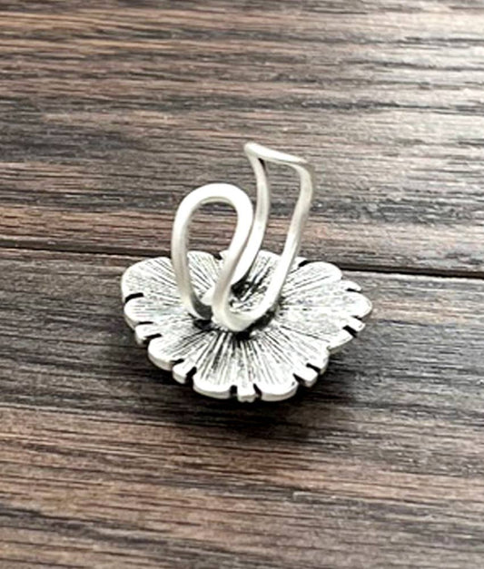 750458, Heart Turquoise Adjustable Ring