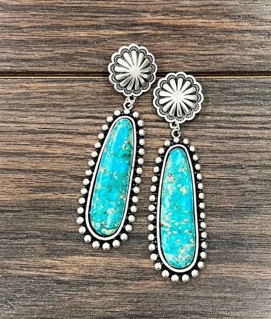 724778, Gemstone Post Earrings