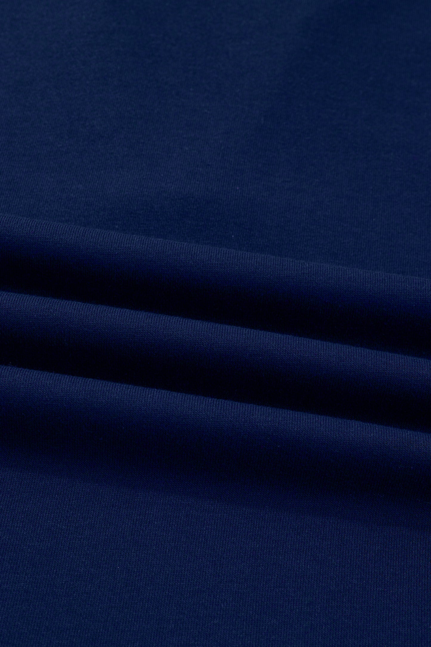 Navy Blue Contrast Striped Cuffs Polo Collar Patchwork Long Sleeve Ruffle Hem Mini Dress