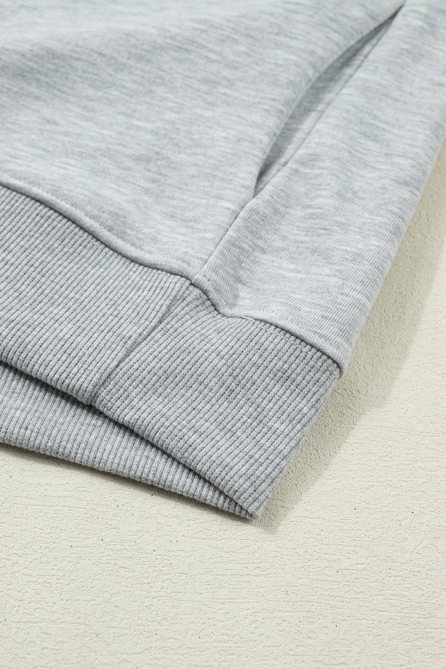 Light Grey Solid Color High Neck Cap Sleeve Loose Top