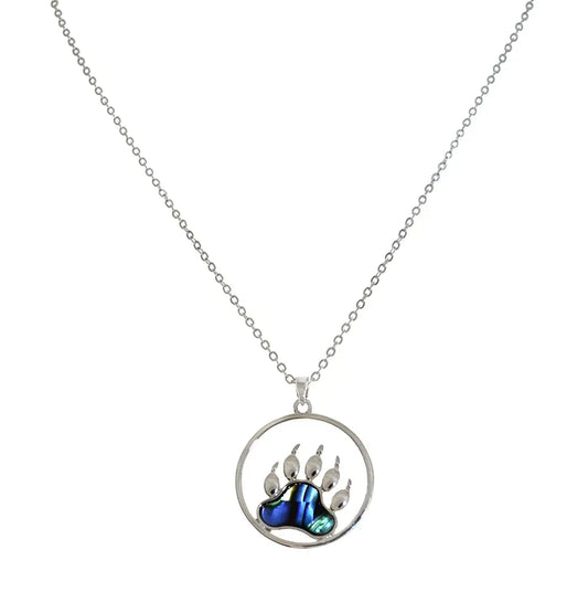 Shell Bear Paw Necklace - Chic Meadow Boutique 