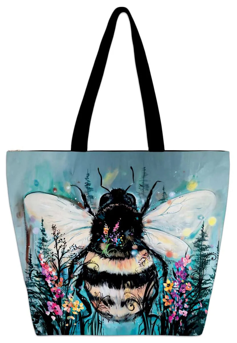 Bumble Bee Tote Bag by Carla Joseph - Chic Meadow Boutique 