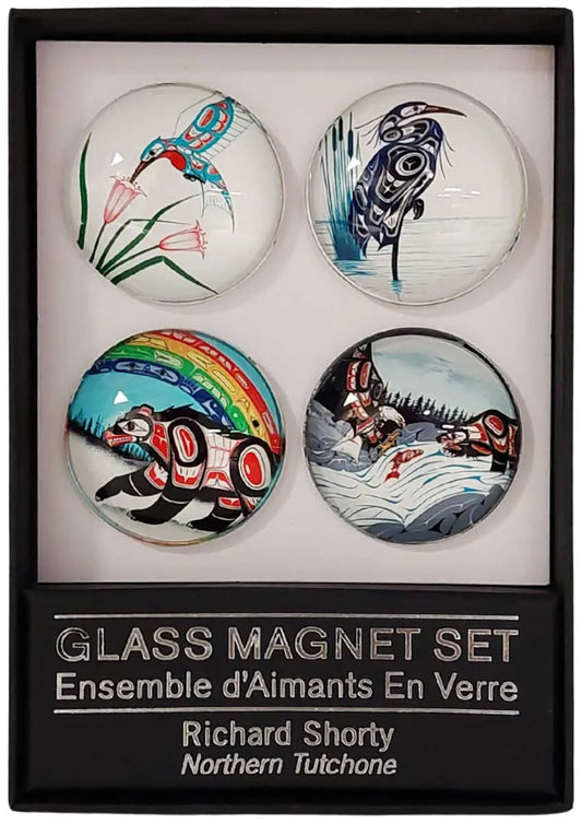 Glass Magnet Set by Richard Shorty - Chic Meadow Boutique 