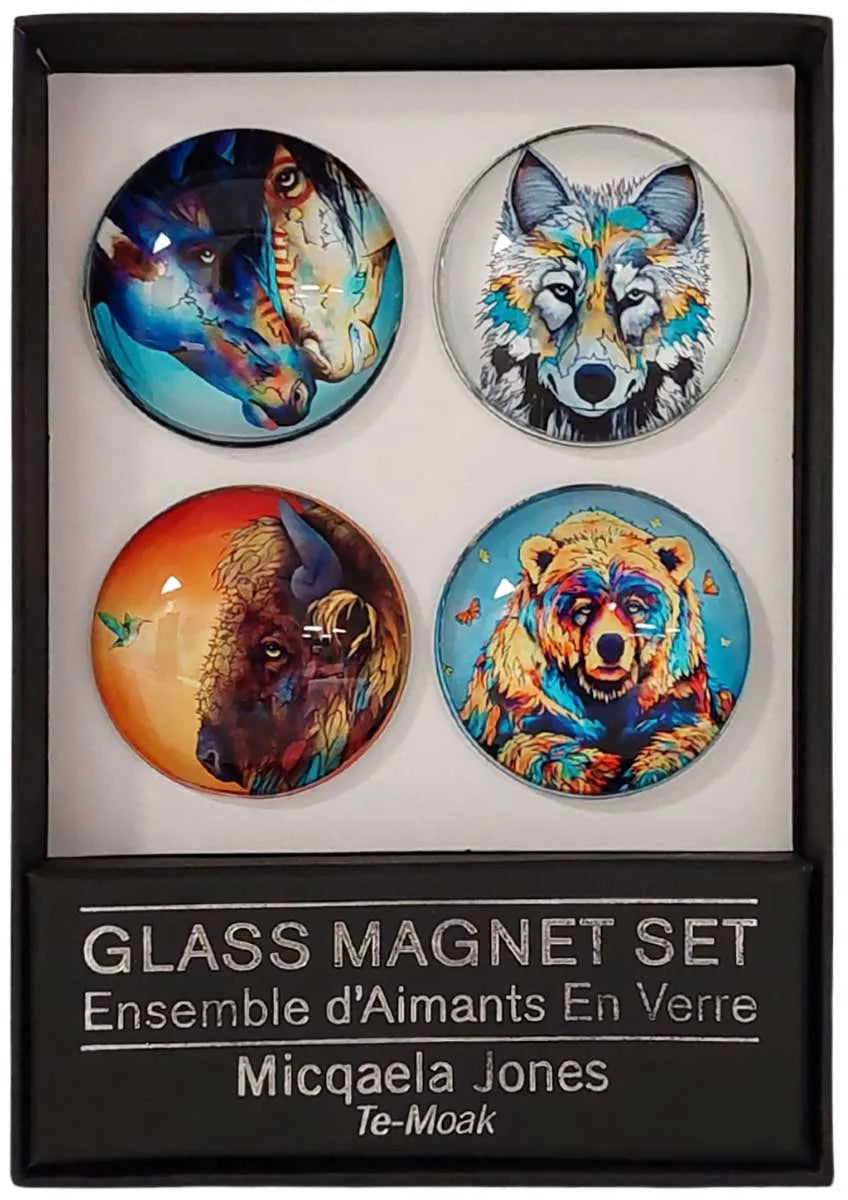 Glass Magnet Set by Micqaela Jones - Chic Meadow Boutique 