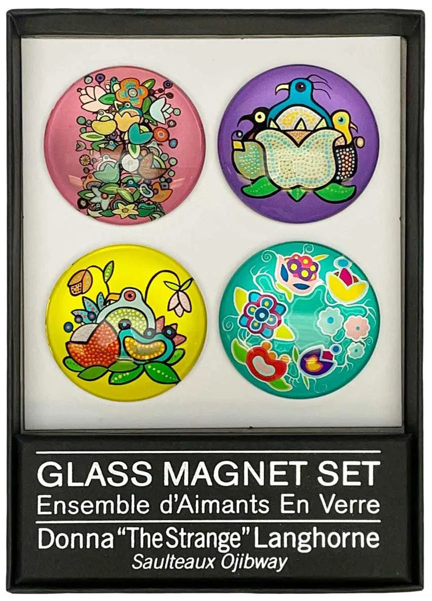 Glass Magnet Set by Donna 'The Strange' Langhorne - Chic Meadow Boutique 