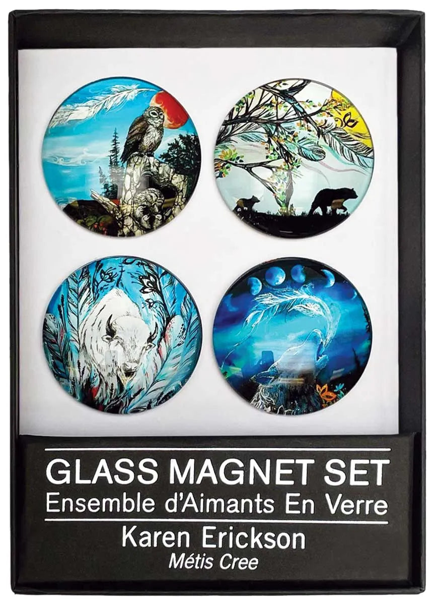 Glass Magnet Set by Karen Erickson - Chic Meadow Boutique 