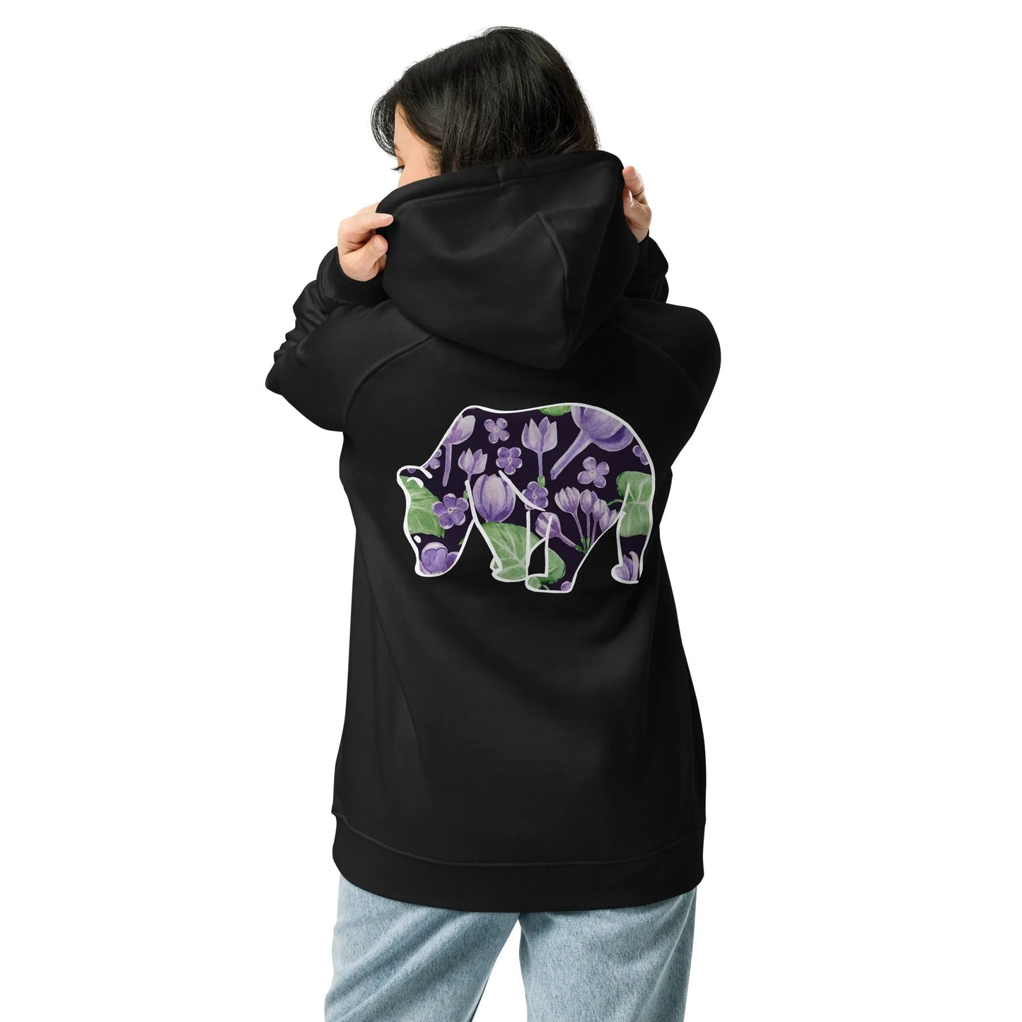 Chic Meadow Premium Floral-Bear Hoodie - Chic Meadow Boutique 