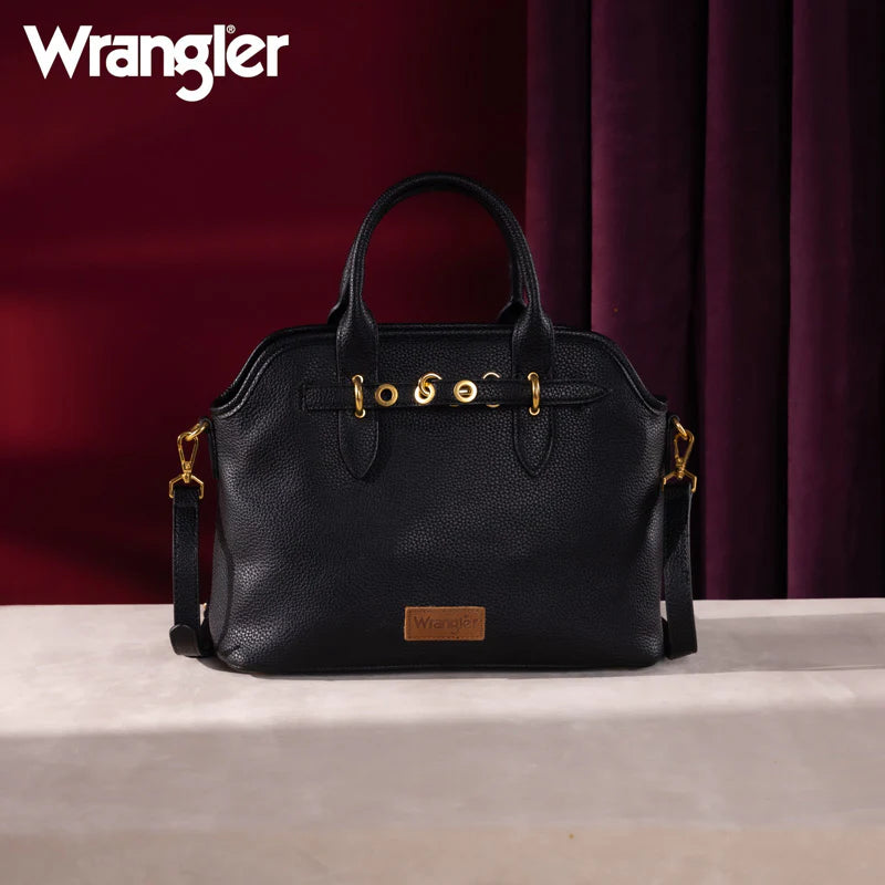 Wrangler Top Handle Tote/Crossbody - Black