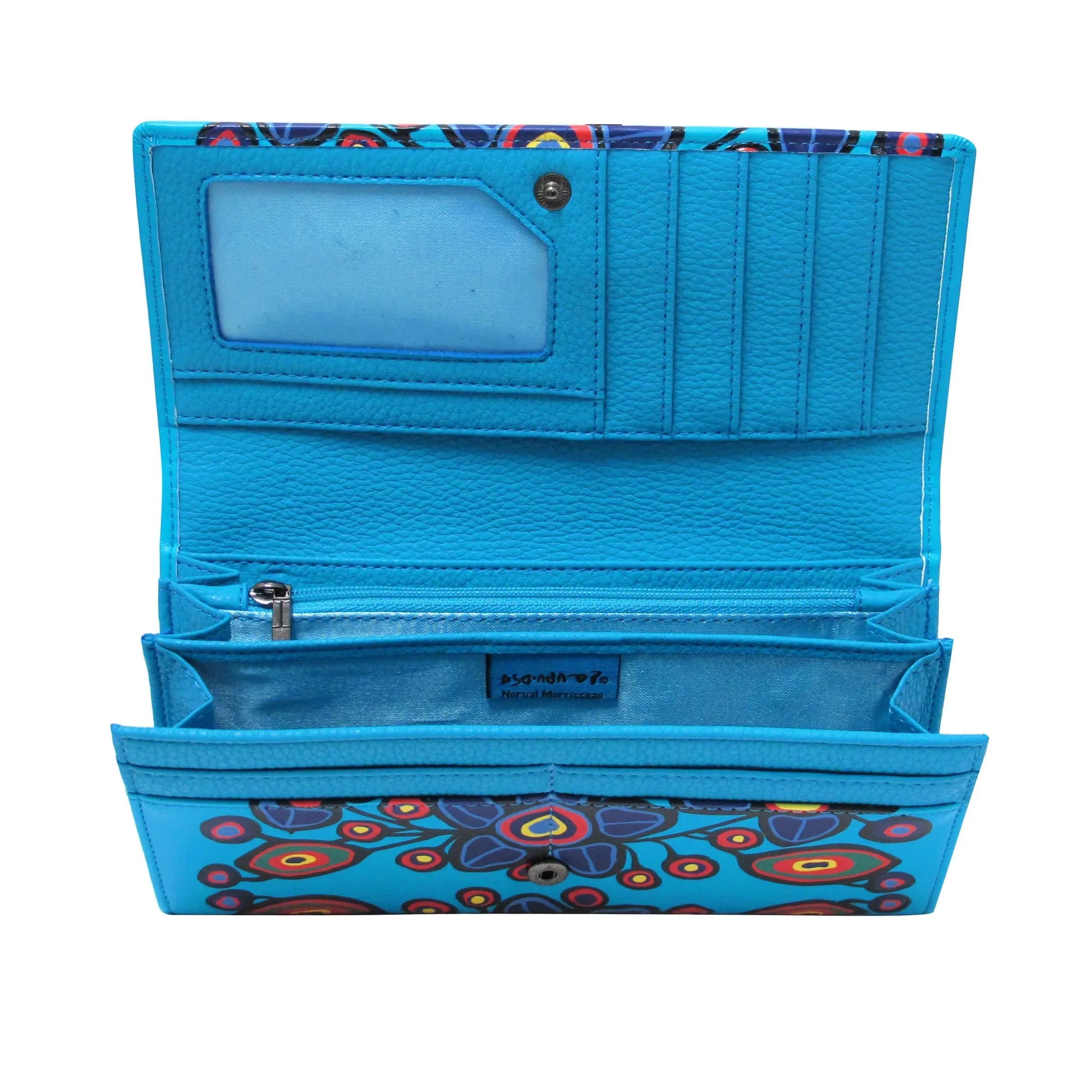 Wallet Norval Morrisseau Flowers and Birds Wallet