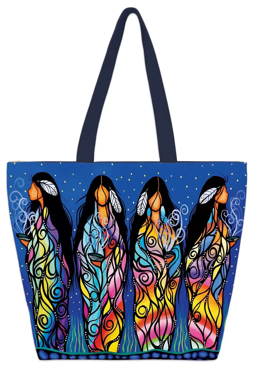 Bringing Good Medicine Tote Bag by Artist Traverse, Jackie - Chic Meadow Boutique 