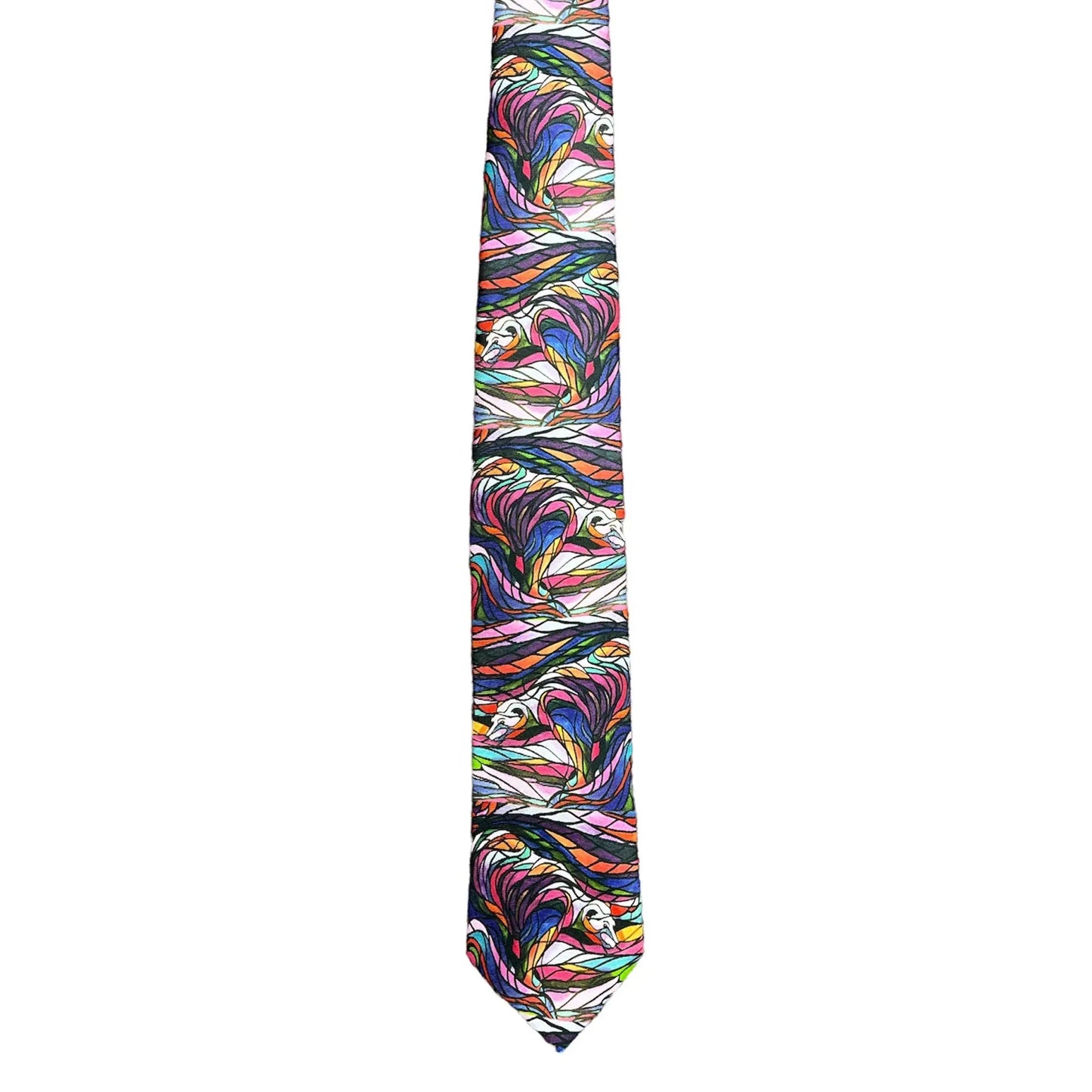 Don Chase Salmon Hunter Artist Design Silk Tie - Chic Meadow Boutique 