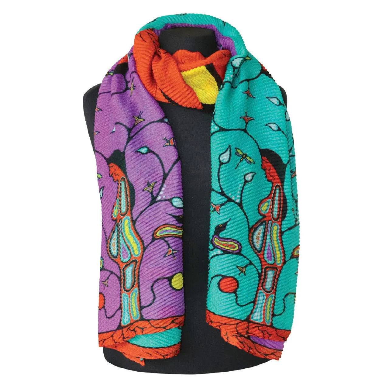 Eco Scarf - Tree of Life by Jason Adair - Chic Meadow Boutique 