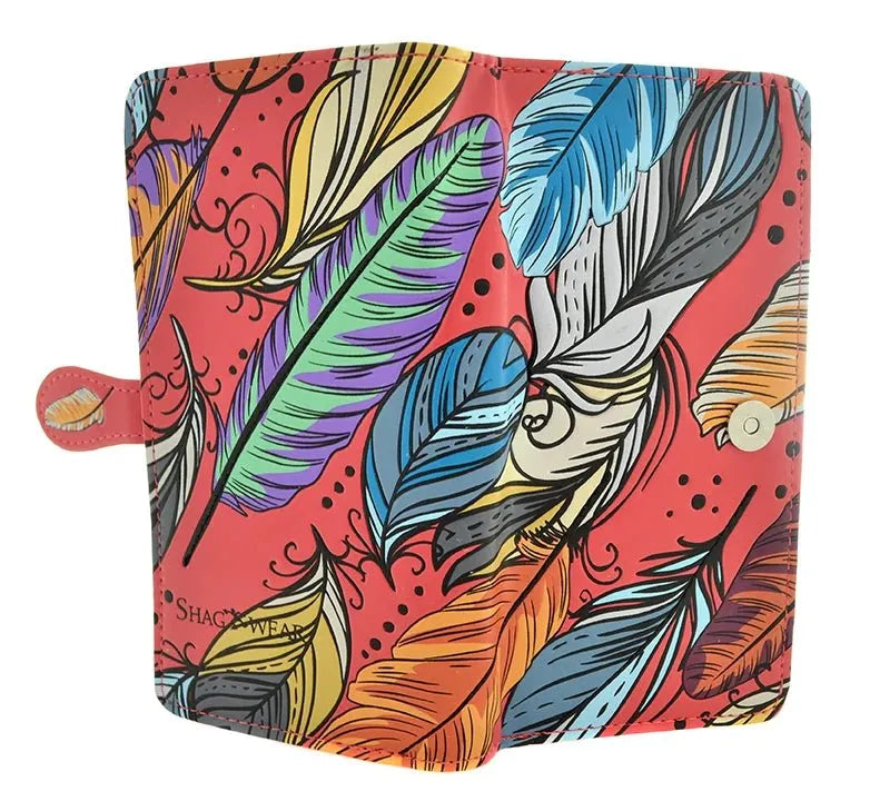 Feather Pattern Wallet - Chic Meadow Boutique 