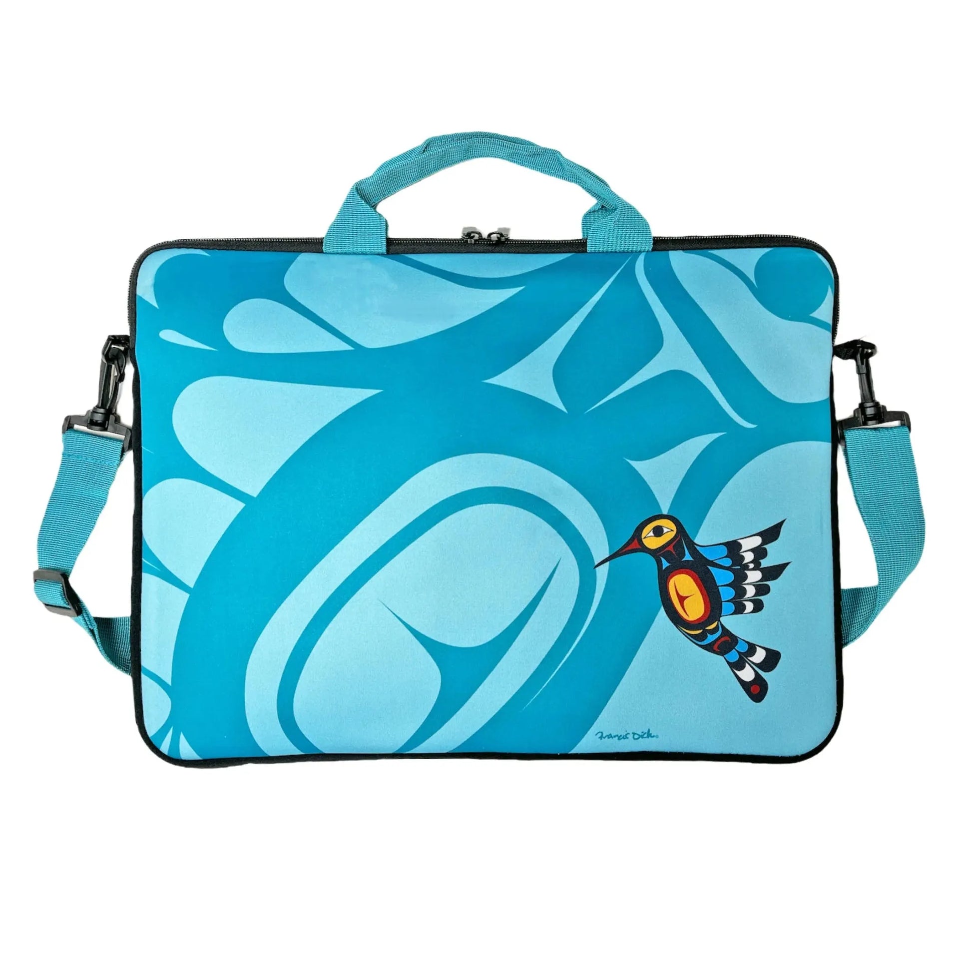 Francis Dick Hummingbird Laptop Bag - Chic Meadow Boutique 