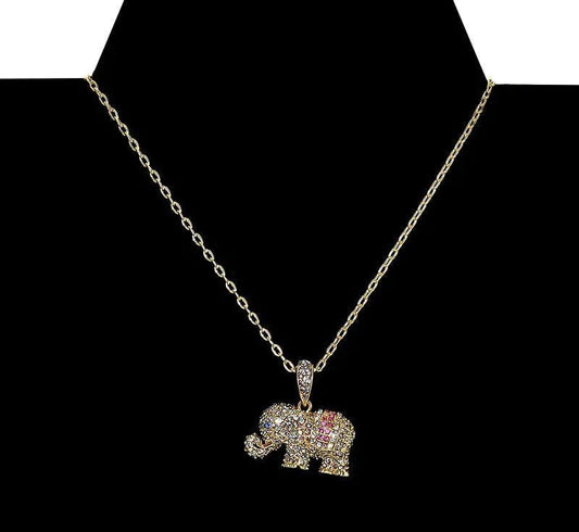 Jewelry Golden Delight Elephant Necklace