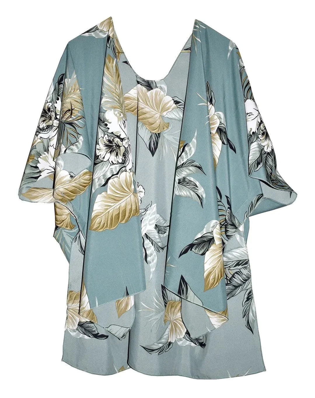 Jade Palm Kimono Shawl - Chic Meadow Boutique 