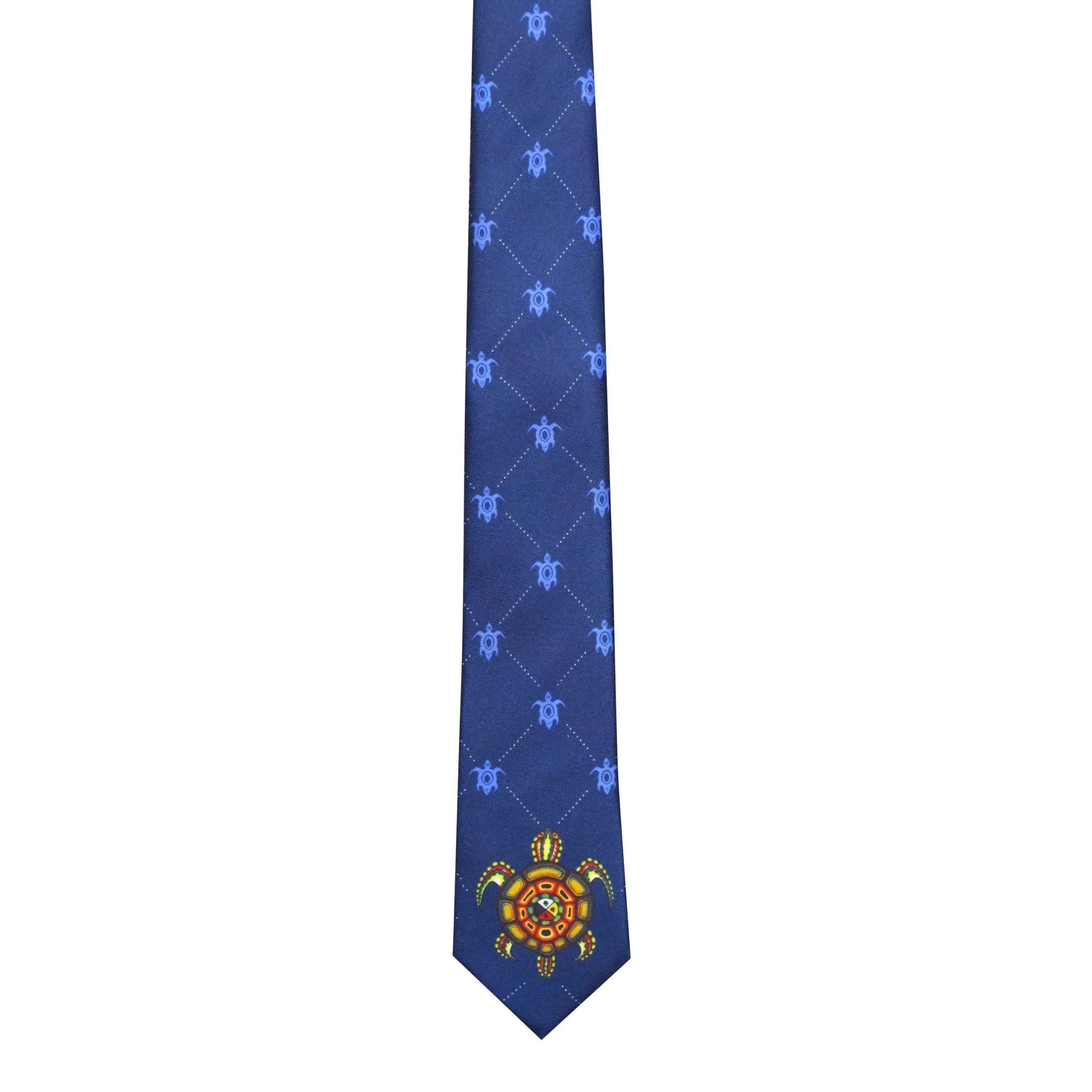 James Jacko Medicine Turtle Silk Tie - Chic Meadow Boutique 