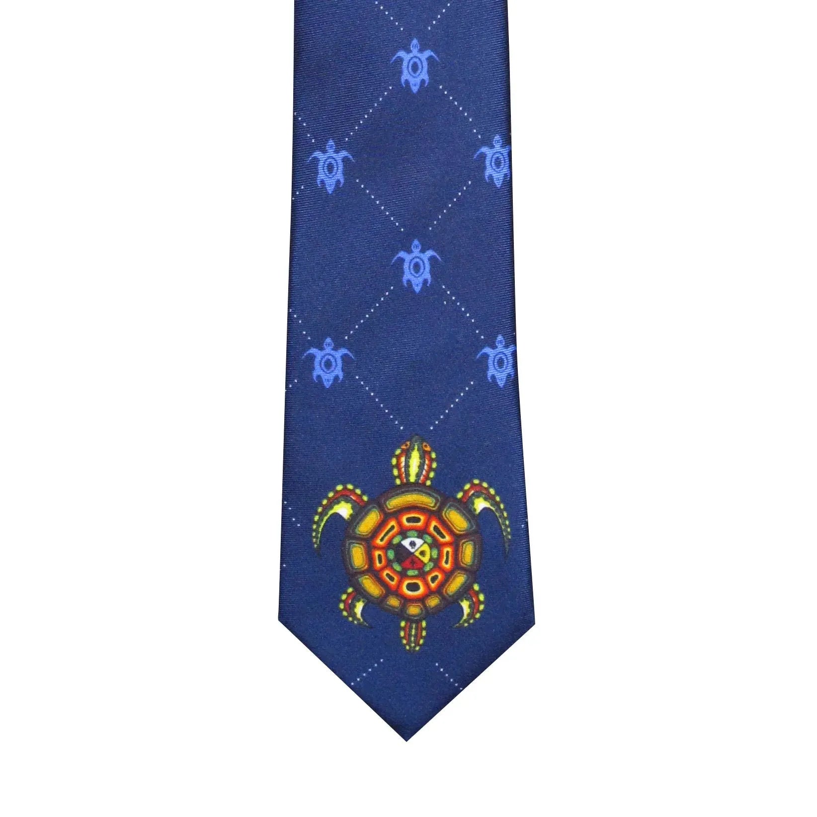 James Jacko Medicine Turtle Silk Tie - Chic Meadow Boutique 