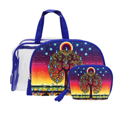 James Jacko Tree of Life Cosmetic Bag Set - Chic Meadow Boutique 