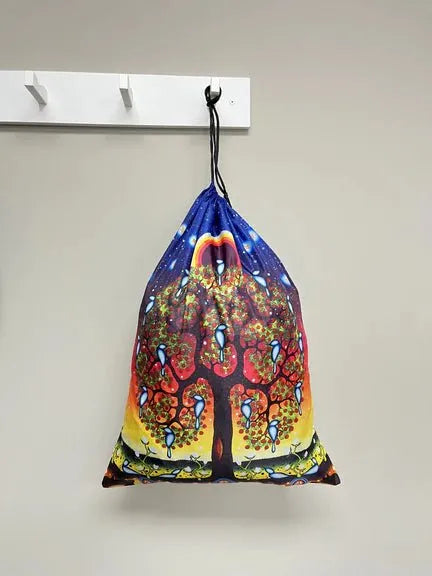 James Jacko Tree of Life Travel Laundry Bag - Chic Meadow Boutique 