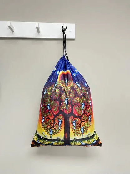 James Jacko Tree of Life Travel Laundry Bag - Chic Meadow Boutique 